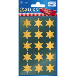 Z-Design Sticker Goldsterne...