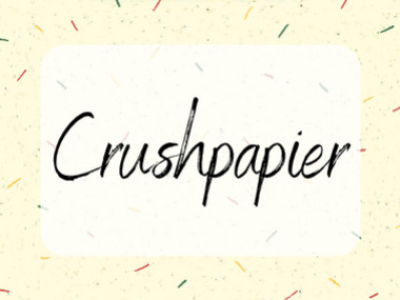 Crushpapier: Produkte aus Abfall?